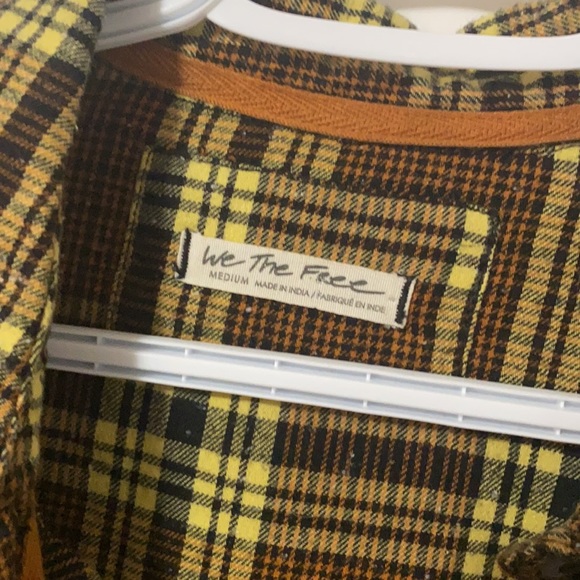 We the Free Plaid Flannel Shirt - Picture 2 of 3